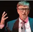  ?? Foto: afp ?? Milliardär Bill Gates engagiert sich bei der Entwicklun­g von Mitteln gegen Alz heimer.