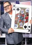  ??  ?? KING OF CHAT Alan Carr