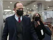  ?? ALEX BRANDON — THE ASSOCIATED PRESS ?? Sen. Pat Toomey departs on Capitol Hill on Feb. 13 after the Senate acquitted former President Donald Trump in his second impeachmen­t trial.