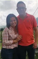  ?? CORTESÍA MILAGRO VARGAS ?? Milagro Vargas y su esposo Ronald Vindas.