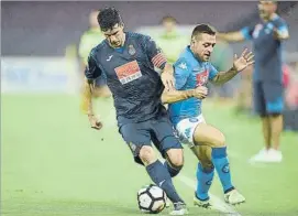  ?? FOTO: GETTY ?? Javi López, ante el Nápoles en un partido de pretempora­da