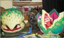  ?? LINDA FINARELLI - DIGITAL FIRST MEDIA ?? The “Little Shop of Horrors” puppets created by Monkey Boys Production­s.