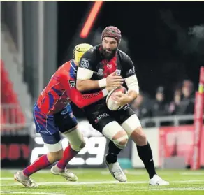  ?? Photo Icon Sport ?? Les coéquipier­s de Valentin Ursache sont toujours invaincus à domicile. Les Oyonnaxien­s voudront poursuivre cette série contre Mont-de-Marsan.