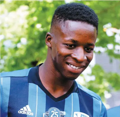  ?? PHOTO AGENCE QMI, MARIO BEAUREGARD ?? Le défenseur central Zakaria Diallo n’a pas encore joué un seul match de saison avec l’Impact.