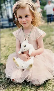  ?? COURTESY FAMILY PHOTO ?? Sidney Mae Olson died after a large truck hit and killed her in an Elm Street downtown crosswalk. The 5-year-old girl was on her way to art class with her family.