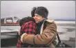  ?? ?? Flight instructor Michael McCann, right, and student Ricky Carlini embrace upon meeting Sunday morning (Feb. 6) before a flight.