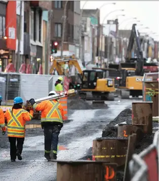  ?? PIERRE OBENDRaUF ?? The city expects to spend about $650 million per year on road work for the next three years.