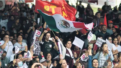  ?? Afp ?? COMICIOS. Los mexicanos elegirán el primero de julio al sustituto del presidente Enrique Peña Nieto.