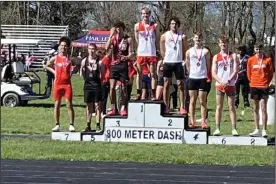  ?? ?? Marshall Moore was a repeat winner in the 800 meters with a time of 2:01.13