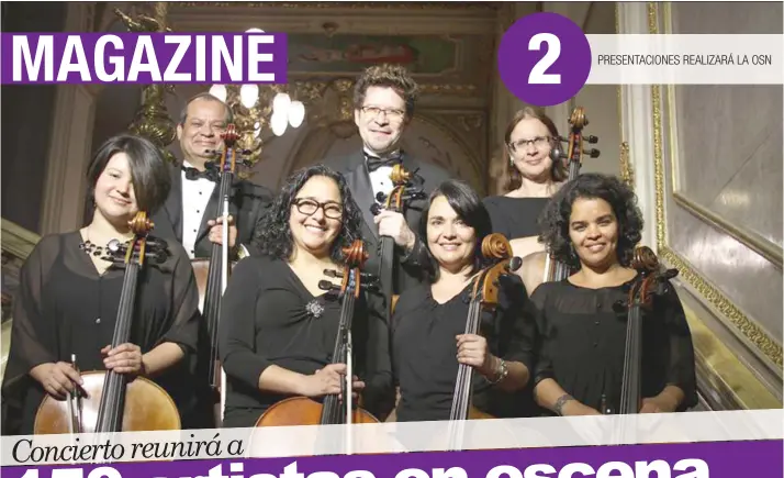  ?? Cortesía OSN/La República ?? El concierto forma parte de la Temporada
Oficial de la Orquesta Sinfónica
Nacional, que recién
celebró
su aniversari­o 76.