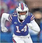  ?? AP ?? Bills wide receiver Stefon Diggs is seen during a game against the Falcons on Jan. 2.