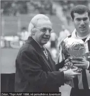  ?? ?? Zidan, “Topi i Artë” 1998, në periudhën e Juventusit