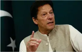  ?? Photo: BBC News ?? Former Pakistan prime minister Imran Khan.