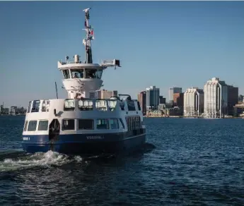  ??  ?? The ferry ride to Dartmouth will give you a beautiful view of the Halifax skyline.