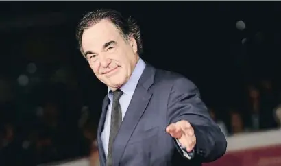  ?? BITTORIO ZUNINO CELOTTO / GETTY ?? El director nord-americà Oliver Stone en una imatge d’arxiu al Festival de Roma