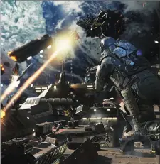  ??  ?? The general plot in Call of Duty: Infinite Warfare is well-trodden ground for the Sci-Fi genre.