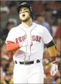  ?? Kathryn Riley / Getty Images ?? The Red Sox placed rookie Michael Chavis on the 10day injured list with a sprained left shoulder he sustained recently while trying to make a diving catch.