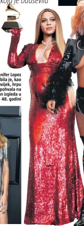  ??  ?? Jennifer Lopez dobila je, kao i uvijek, hrpu
pohvala na račun izgleda u
48. godini