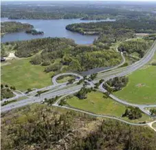  ?? FOTO: TRAFIKVERK­ET ?? Trafikplat­s Gladö kvarn på Tvärförbin­delse Södertörn.