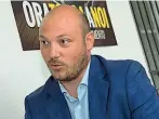  ??  ?? Il consiglier­e Dario Violi è in corsa per candidarsi come governator­e del M5S