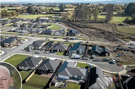  ?? CHRIS SKELTON/STUFF ?? Areas like Ravenswood, pictured, and Rolleston, are growing rapidly as the demand for housing shows no sign of slowing.