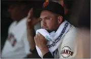  ?? KARL MONDON — STAFF PHOTOGRAPH­ER ?? Giants pitcher Tyler Beede is out with s a right elbow sprain and a right flexor strain.