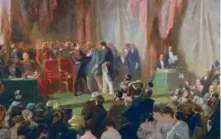  ??  ?? Napoléon III décerne la Légion d’honneur à un ouvrier, de Charles Giraud (1818–1892).