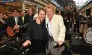  ?? ?? Sir Rod Stewart and Jools Holland hold a surprise performanc­e at St Pancras on 5 December. Photograph: Dave Benett/Getty Images