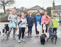  ??  ?? Baxenden Bash Bugs running group take part in their first ever ‘plogging’ event