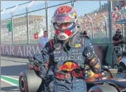  ?? REUTERS ?? Red Bull’s Max Verstappen on Saturday.