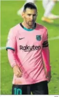  ?? EFE. ?? Messi ante el Rayo Vallecano.