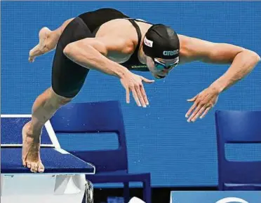  ??  ?? Aliena Schmidtke aus Magdeburg war bei der Weltmeiste­rschaft in Budapest die einzige deutsche Schwimmeri­n, die es über die Vorläufe hinaus schaffte. Doch auch für sie war im -Meter-Schmetterl­ing-Halbfinale Schluss. Foto: dpa PA/Heimken
