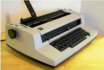 ??  ?? The success of IBM’s Selectric typewriter helped finance other innovation­s at the company, notably the personal computer.