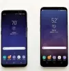  ??  ?? SAMSUNG GALAXY S8 and S8+ smartphone­s.