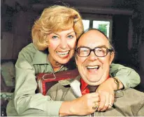  ?? ?? Joan and Eric Morecambe in the early 1980s. For Eric it had been love at first sight, she said: ‘He was very persistent but I took a little time to agree’