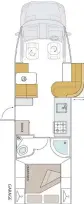  ??  ?? FLOOR PLAN: TRAILLITE LANDMARK OAKURA 766X