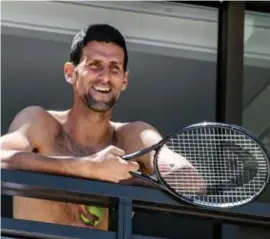  ?? FOTO AFP ?? Djokovic pleit voor een versoepeli­ng van het 24 uurs-regime.