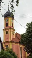  ?? Archivfoto: Marcus Merk ?? St. Peter und Paul, die Filialkirc­he von Dietkirch, ist ein Frühwerk Dossenber gers.