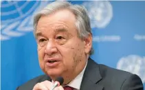  ?? DR ?? Guterres defende verbas para vítimas de tortura