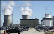  ?? JOHN BAZEMORE — THE ASSOCIATED PRESS ?? Reactors for Unit 3 and 4 sit at Georgia Power's Plant Vogtle nuclear power plant in Waynesboro, Ga., with the cooling towers of older Units 1and 2billowing steam in the background Jan. 20.