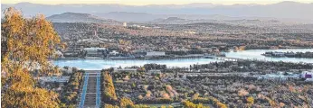  ??  ?? Canberra is a green and pleasant land with happy residents, despite the heavy presence of politician­s.