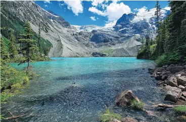  ?? — GETTY IMAGES ?? Joffre Lakes Provincial Park near Pemberton was unknown to many people before the era of social media, but last year attracted 120,000 visitors.