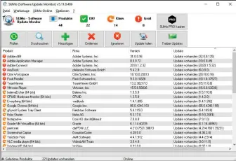  ??  ?? Der Programmna­me Sumo steht für Software Update Monitor. Die Software sucht nach Updates für die Anwendunge­n, die sich auf Ihrem Rechner befinden, unabhängig von Microsoft.