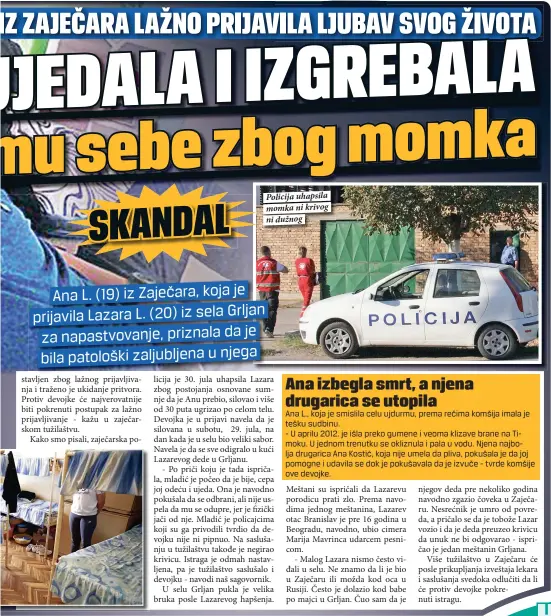  ??  ?? Policija uhapsila momka ni krivog ni dužnog