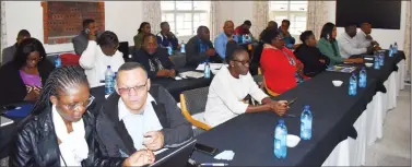  ?? Photo: Contribute­d ?? Workshop… Agri-sector stakeholde­rs gather to craft the new Comprehens­ive Conservati­on Agricultur­e Programme 2022/23 - 2027/28.