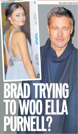 Brad Trying To Woo Ella Purnell Pressreader