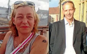  ??  ?? Charles Rowley, 45, and his girlfriend, Dawn Sturgess, 44, were poisoned by the Russian nerve agent Novichok.