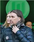  ?? FOTO: DPA ?? Es wird unangenehm in Wolfsburg: Trainer Martin Schmidt.