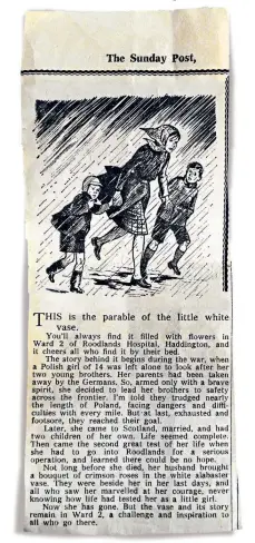  ??  ?? November 28, 1971
The Post clipping telling his late wife’s story that Tom has kept in his wallet since 1971