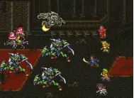  ??  ?? » [SNES] Battle scenes retained the traditiona­l side-on view as late as Romancing Saga 3..